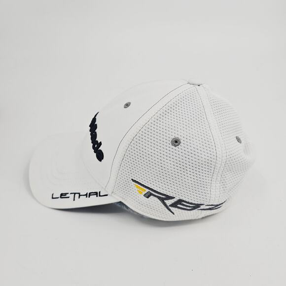TaylorMade Lethal 1R Golf Hat cap White with Embroidered Logo size L/XL - Picture 2 of 6